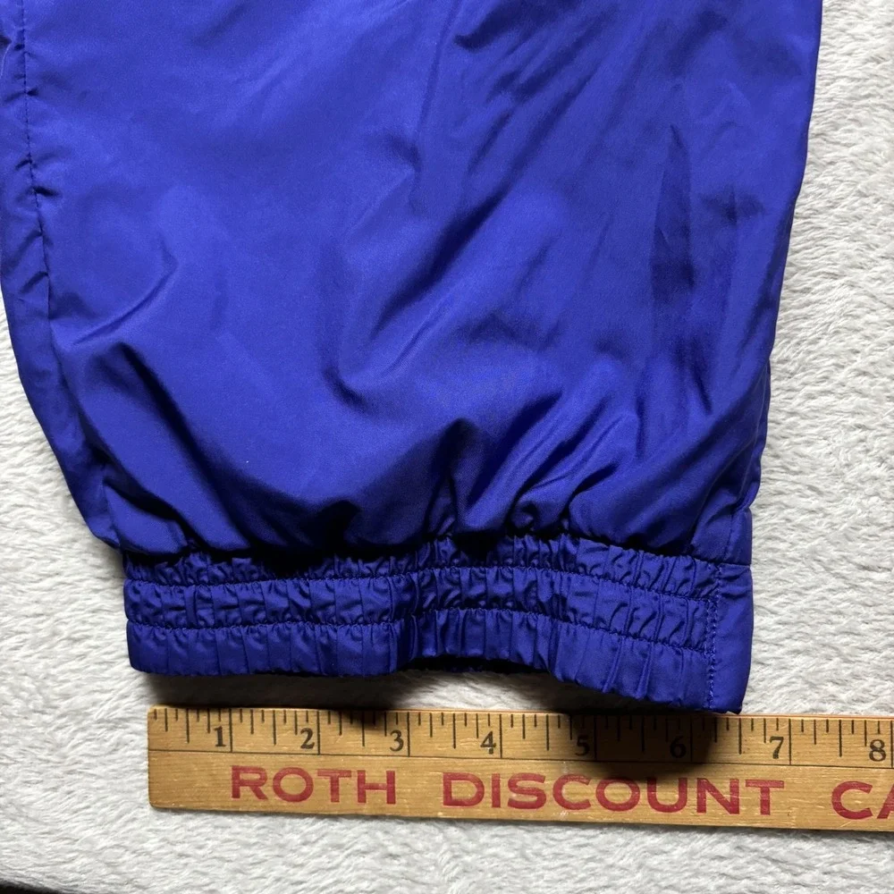 Vintage Adidas‎ 90's Y2K Windbreaker Pants Purple Men's L Mesh Lined Ankle Zip